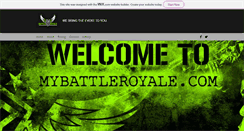 Desktop Screenshot of mybattleroyale.com